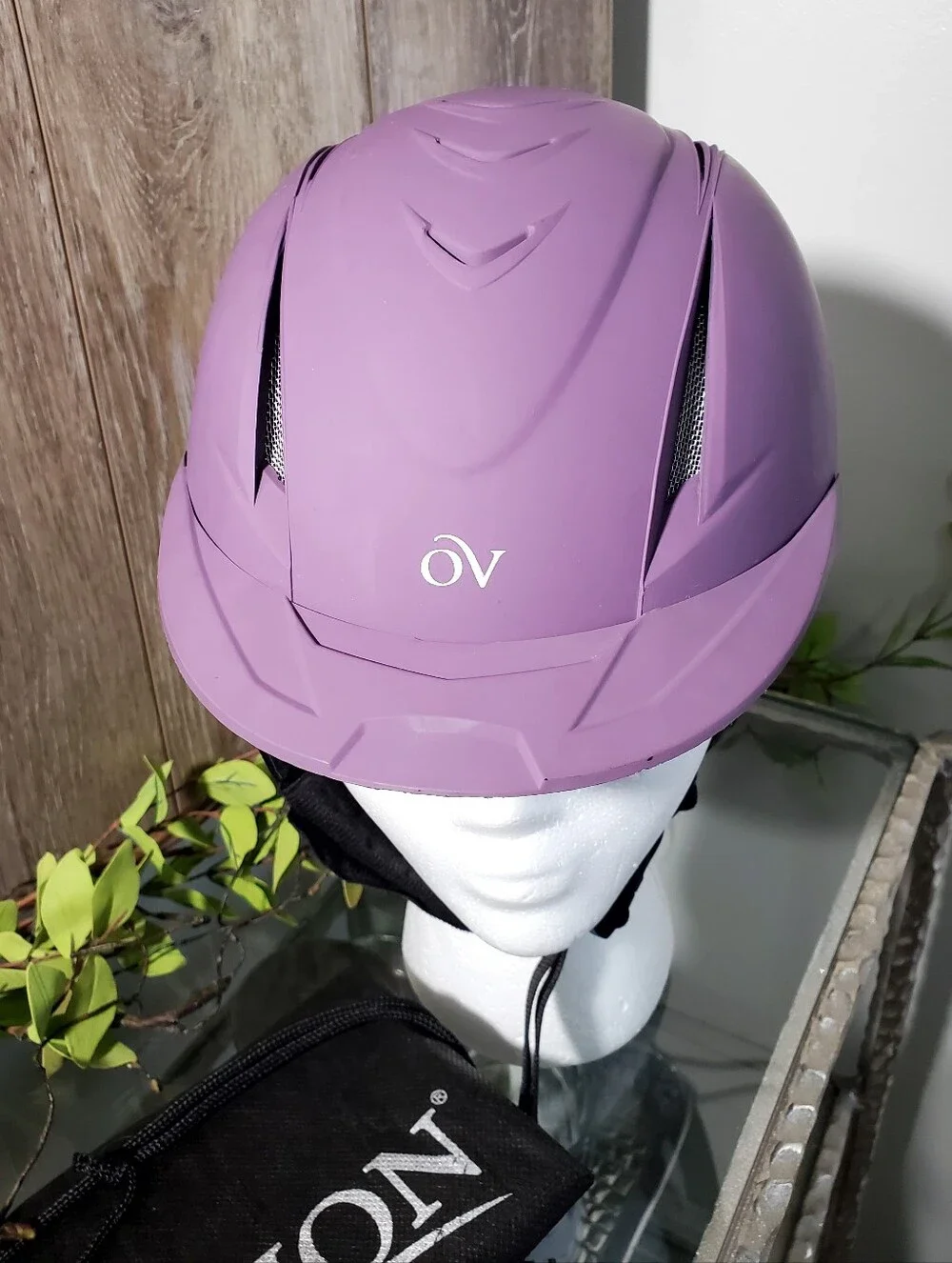 Ovation Purple Lavender Childrens Riding Deluxe Schooler Helmet Size XS/S 48-52" - Picture 4 of 14